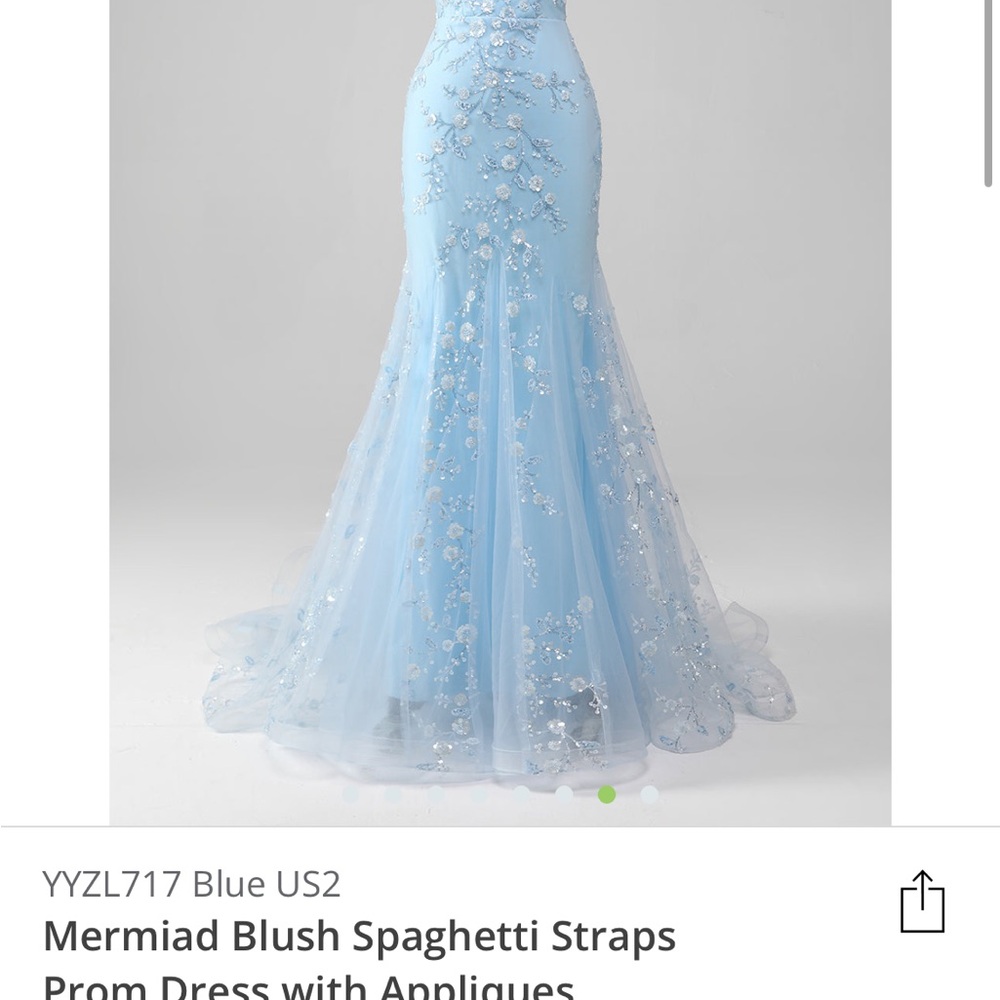 blue prom dress!